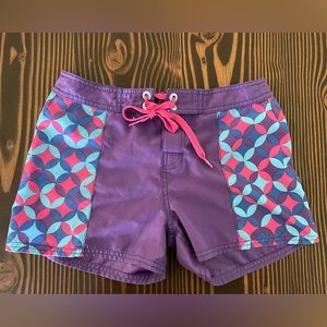 Crazy Shirts board shorts, girls size 14.